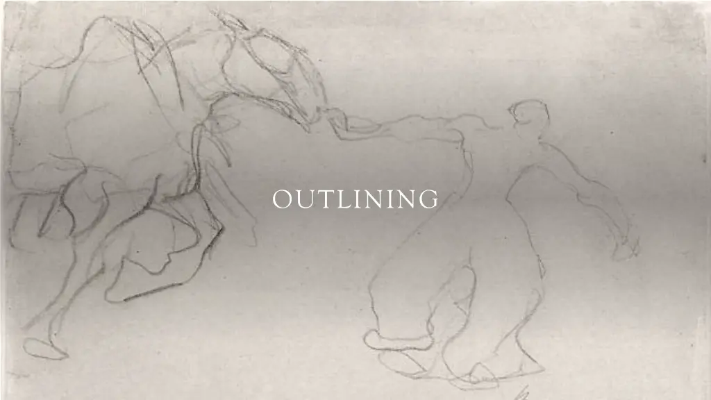 outlining