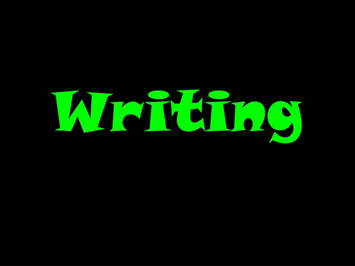 writing