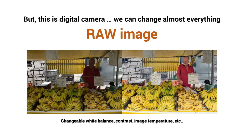 but this is digital camera we can change almost