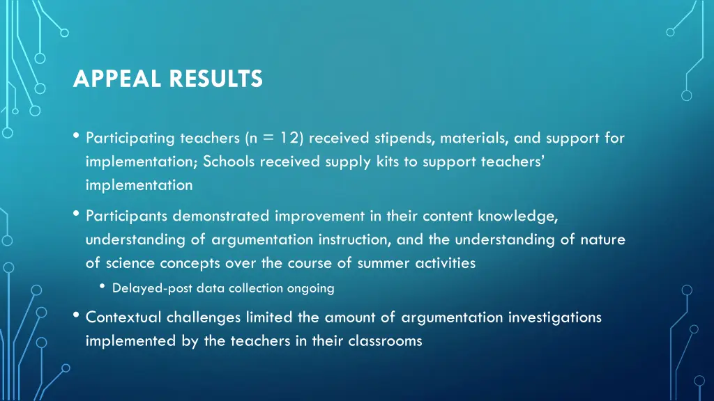 appeal results