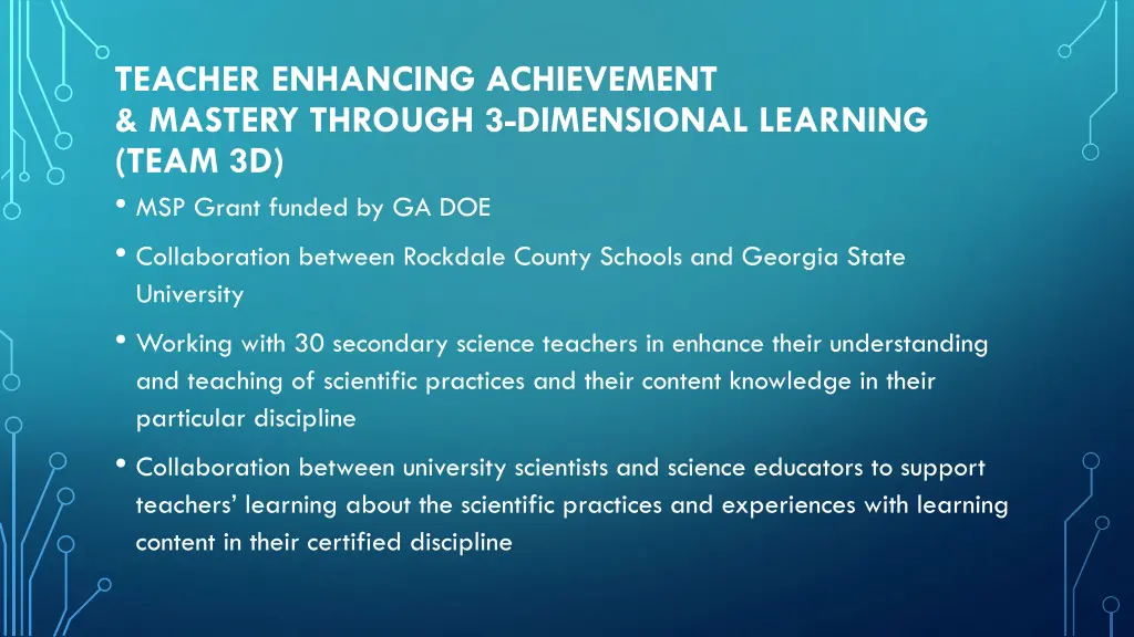 teacher enhancing achievement mastery through