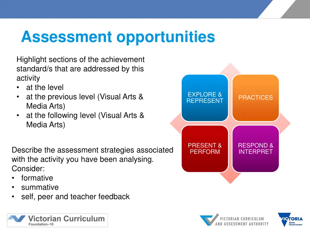 assessment opportunities