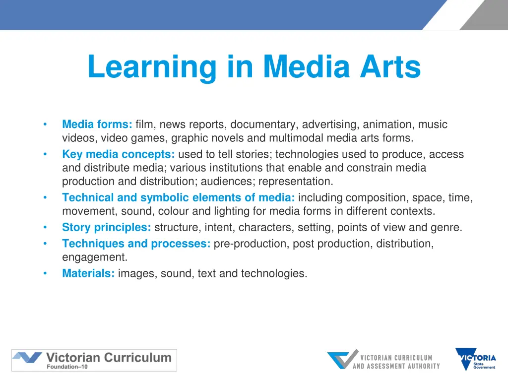 learning in media arts 1