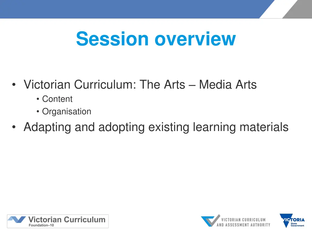 session overview