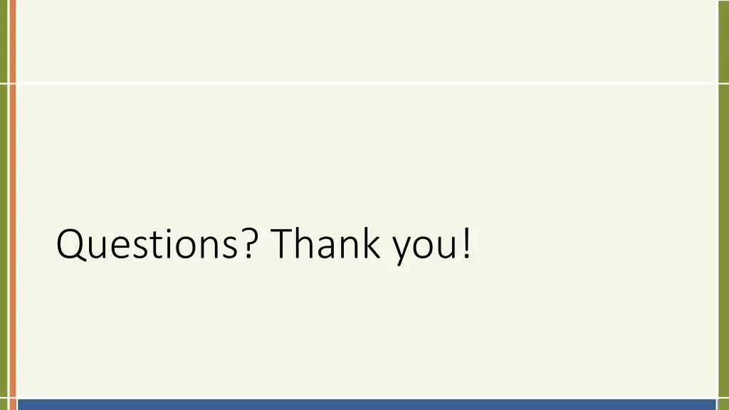 questions thank you