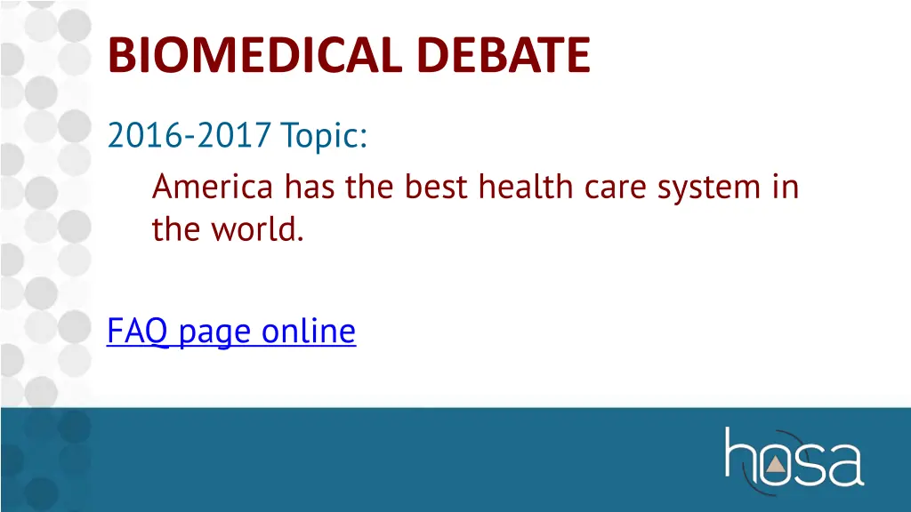 biomedical debate