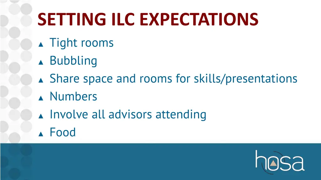setting ilc expectations