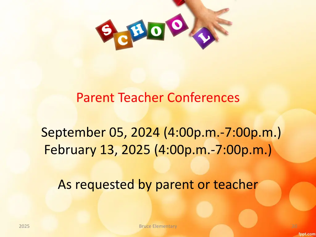 parent teacher conferences