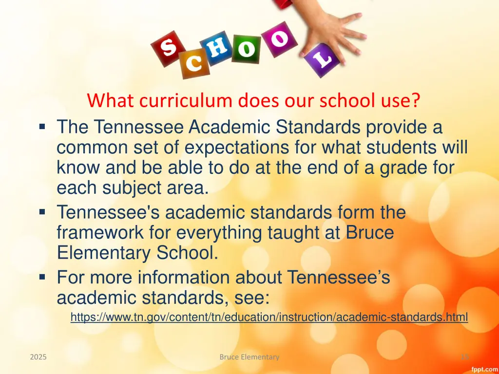 what curriculum does our school use the tennessee