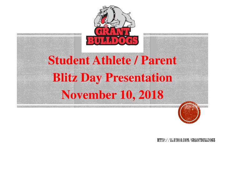 student athlete parent blitz day presentation