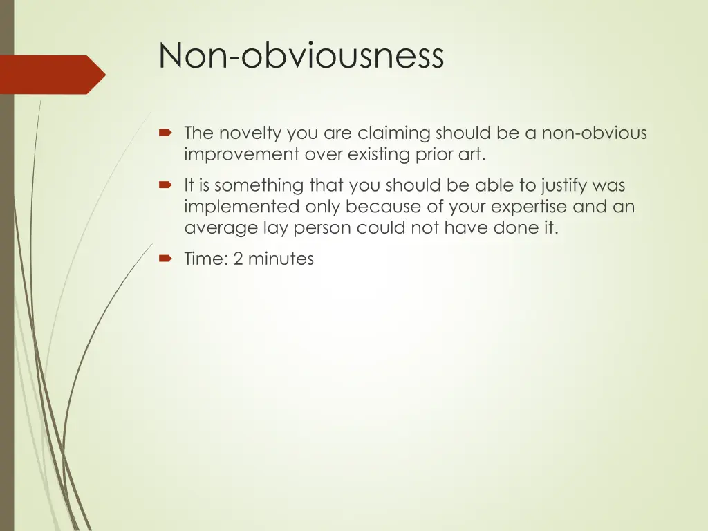 non obviousness