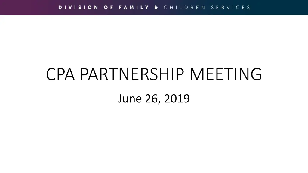 cpa partnership meeting