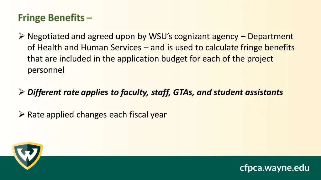 negotiatedand agreed upon by wsu s cognizant