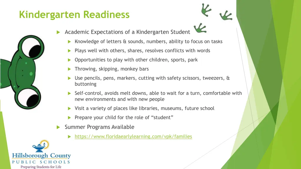 kindergarten readiness
