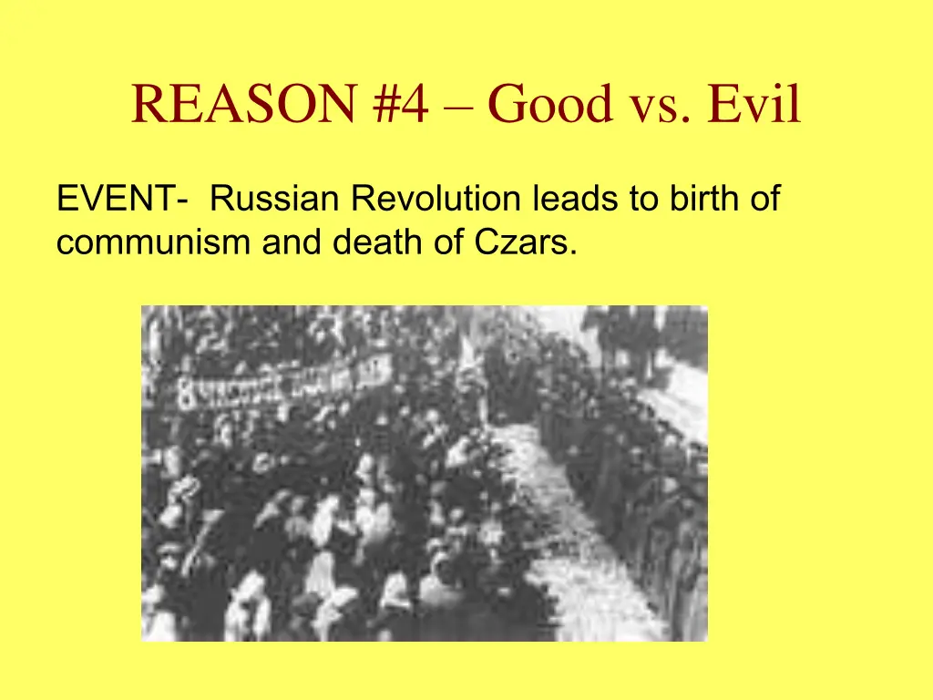 reason 4 good vs evil