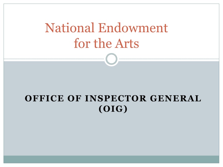 national endowment for the arts