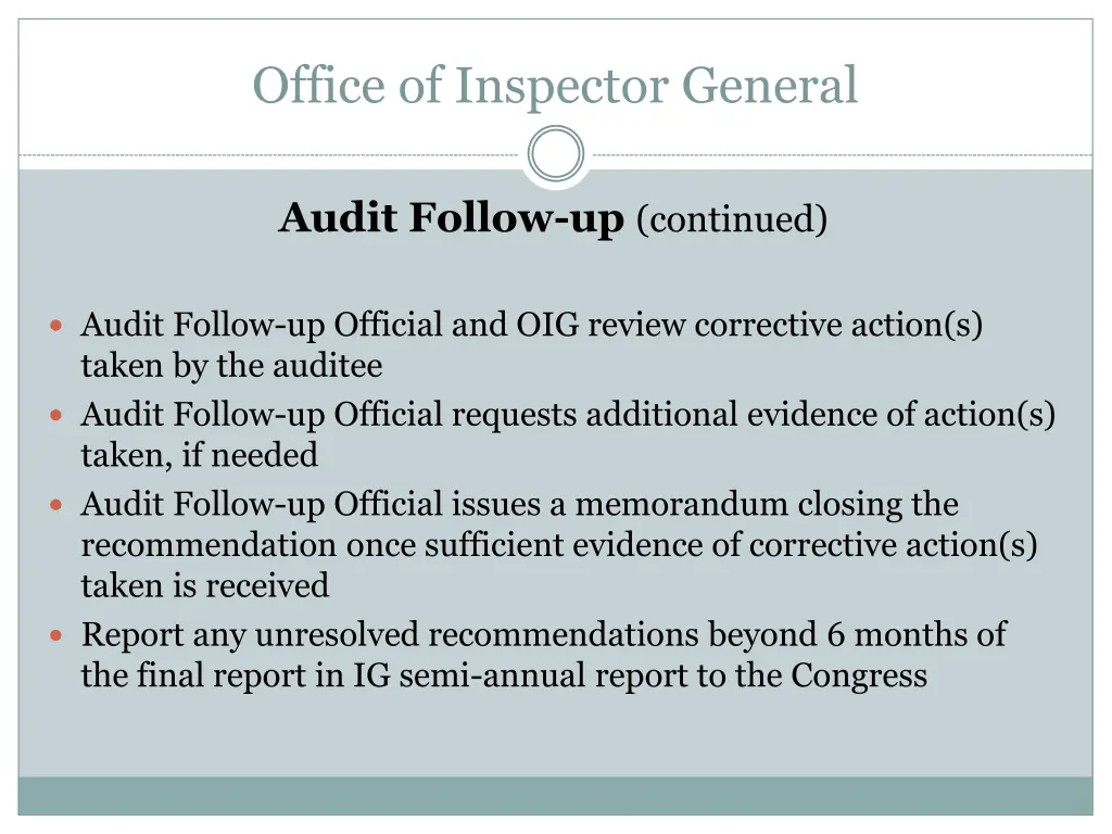 office of inspector general 14