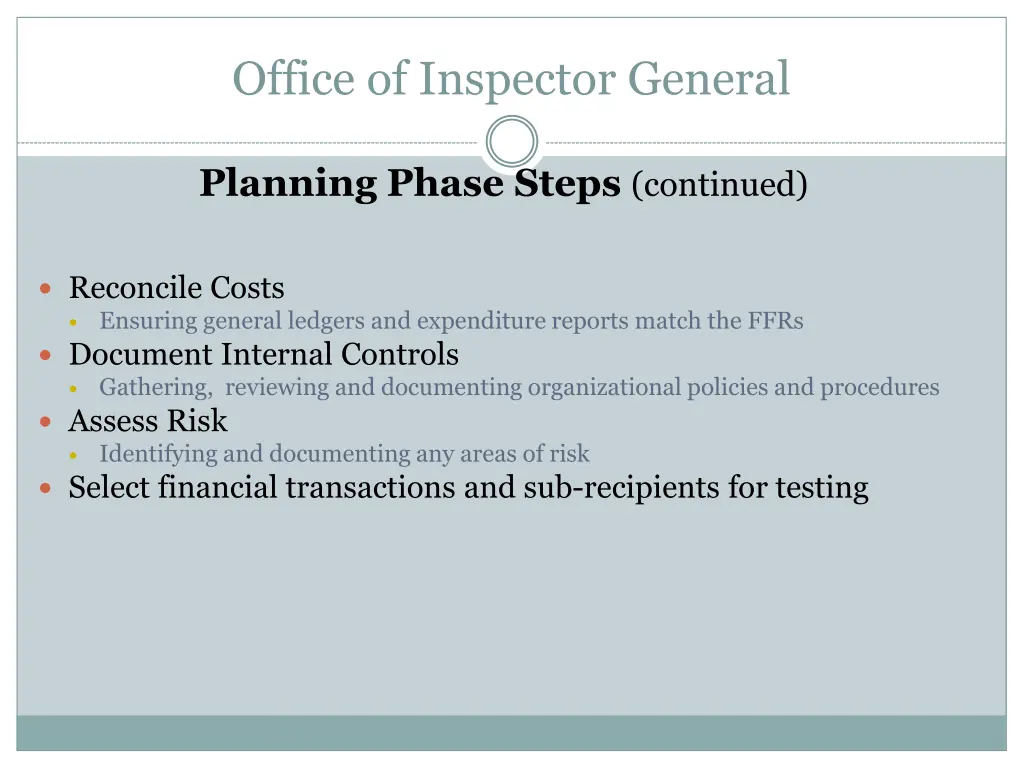 office of inspector general 8