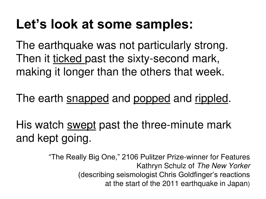let s look at some samples