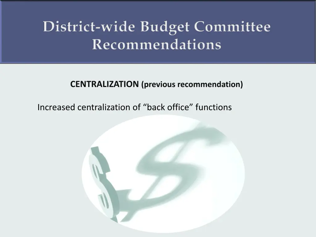 district wide budget committee recommendations 3