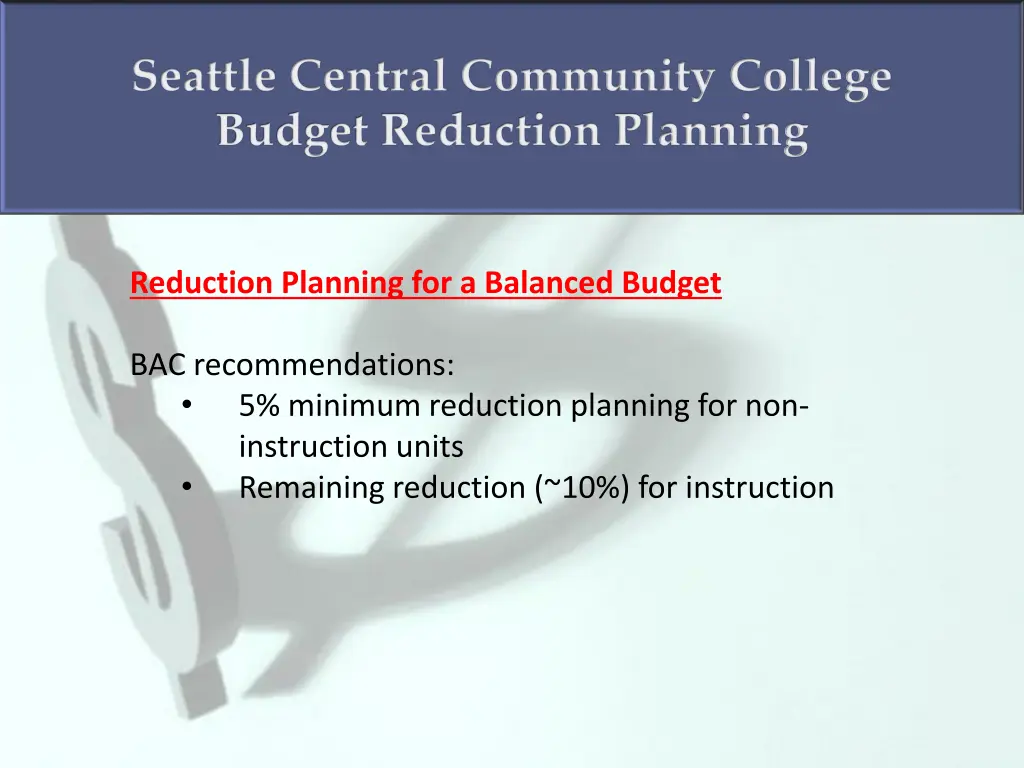 seattle central community college budget 1