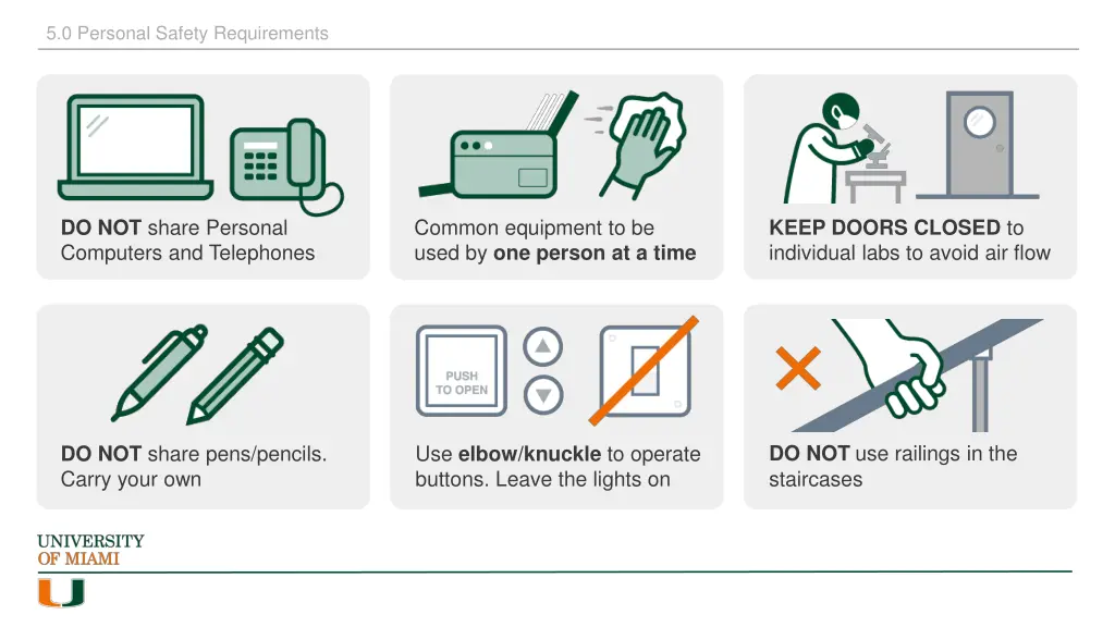 5 0 personal safety requirements 2