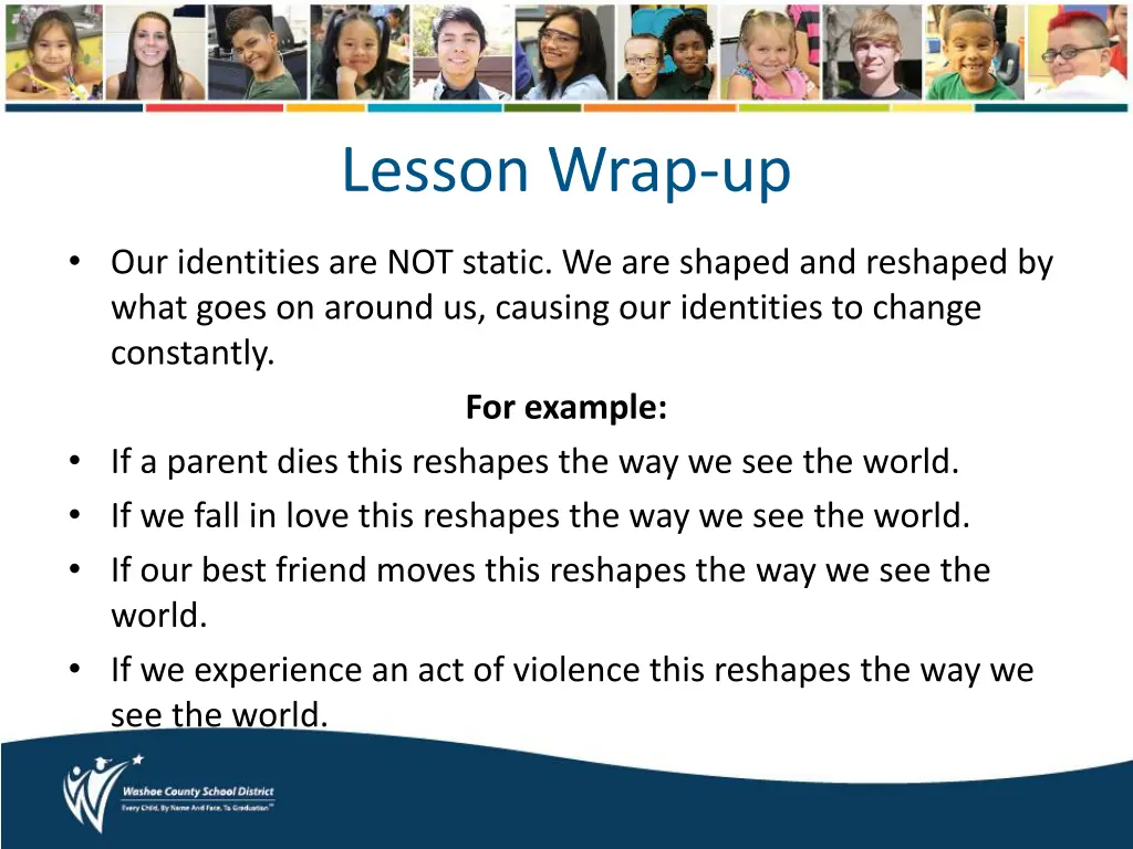 lesson wrap up