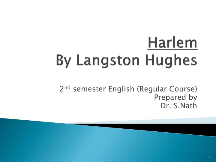 2 nd semester english regular course