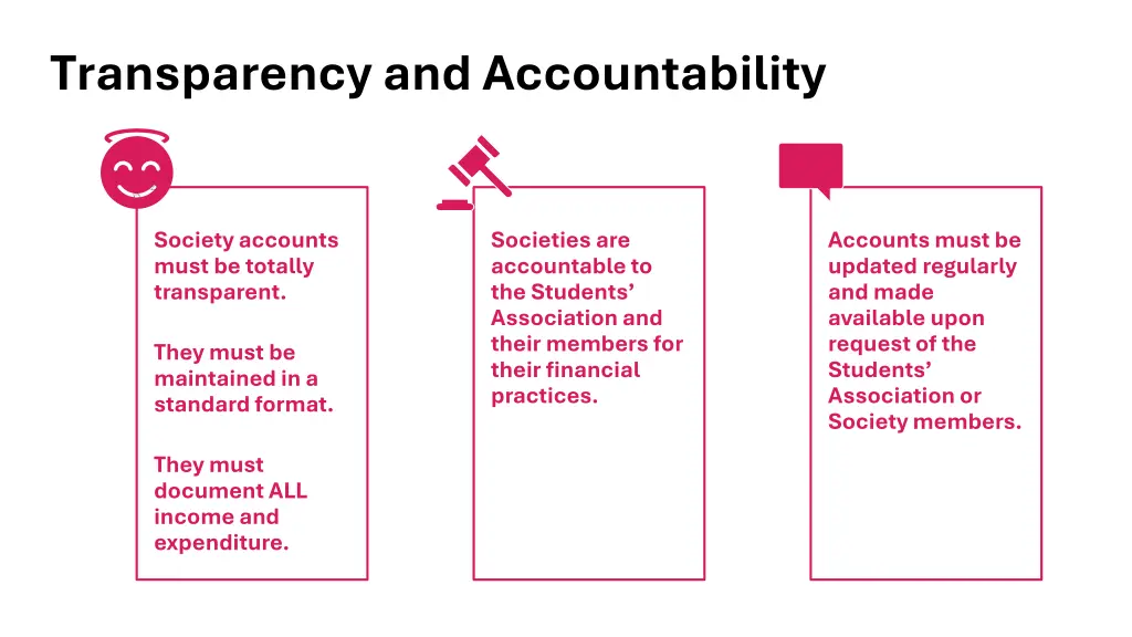 transparency and accountability