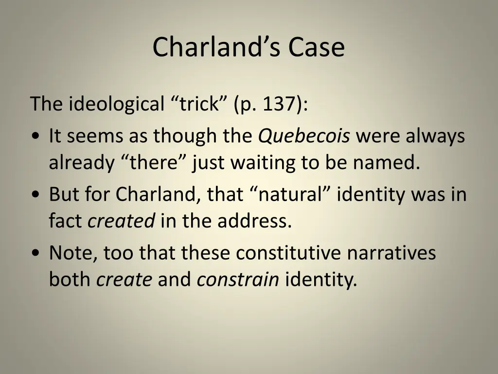 charland s case 10