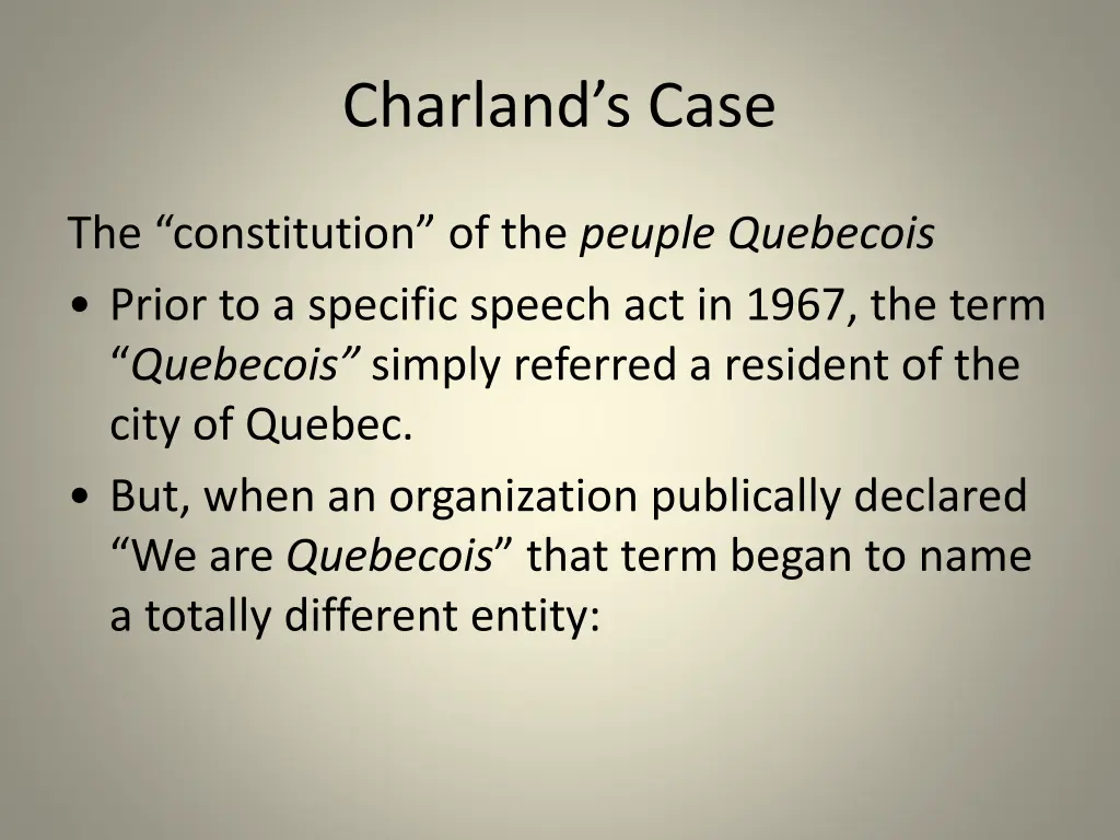 charland s case 3