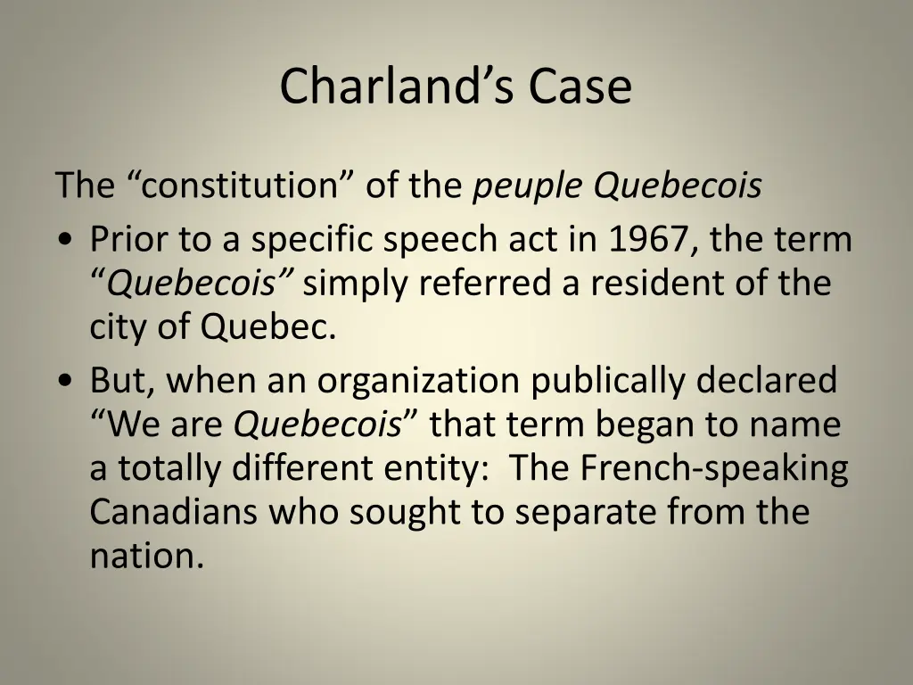 charland s case 4
