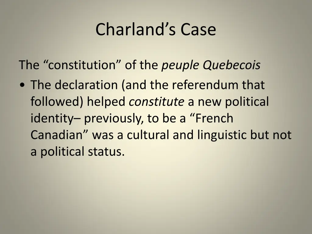 charland s case 6