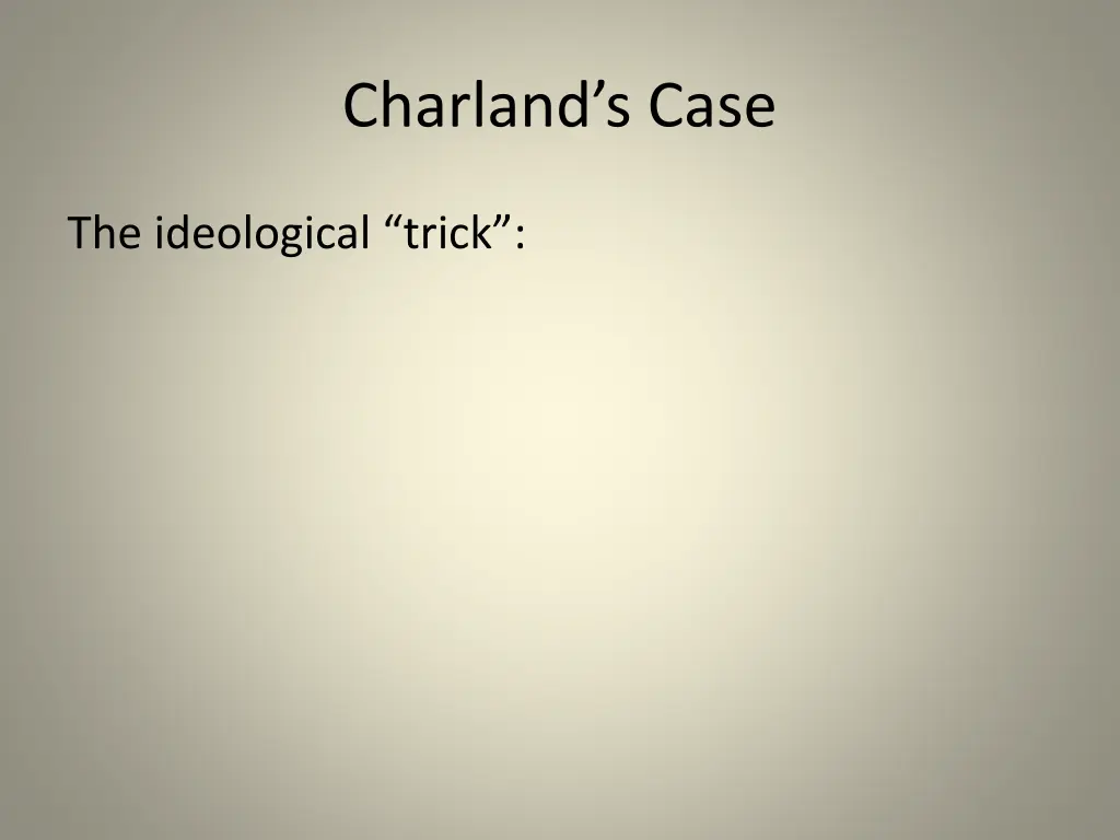 charland s case 7