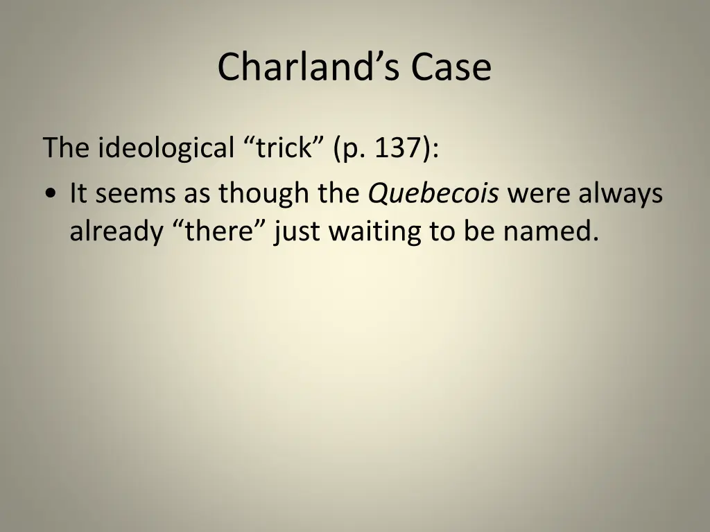 charland s case 8