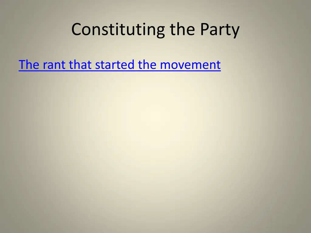 constituting the party 1