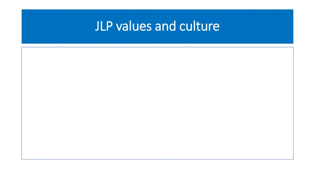 jlp values and culture jlp values and culture
