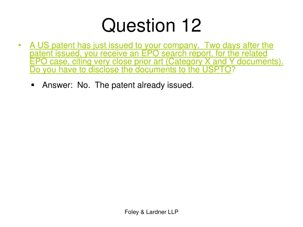 question 12