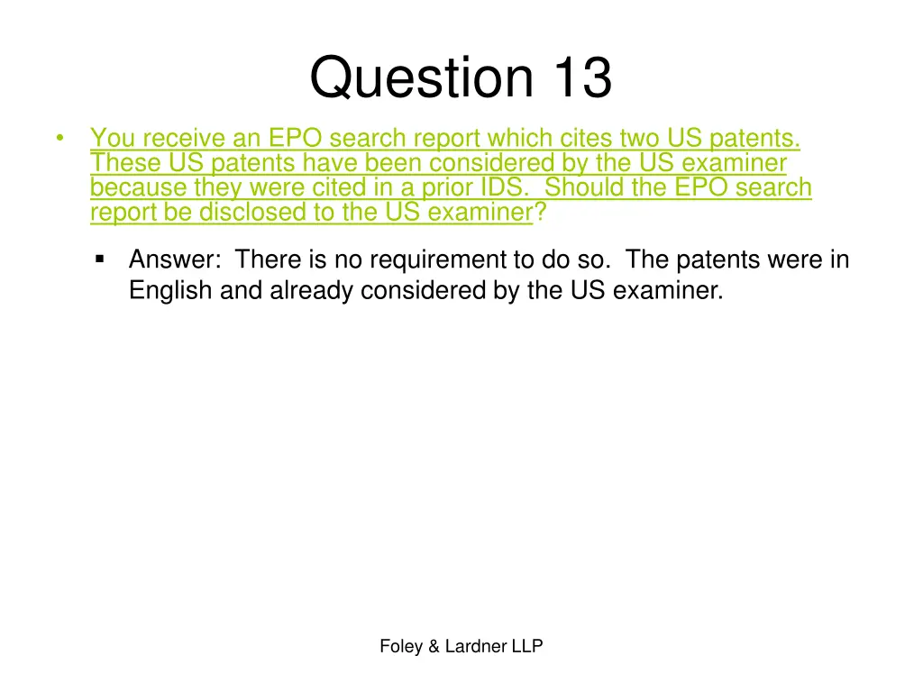 question 13