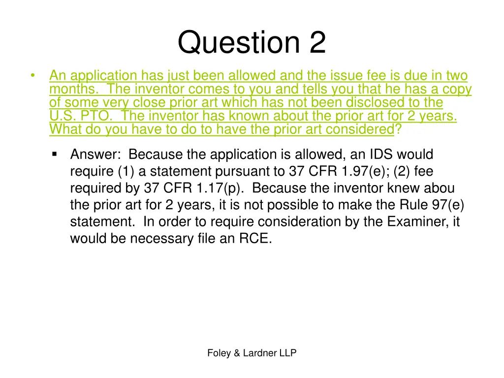 question 2
