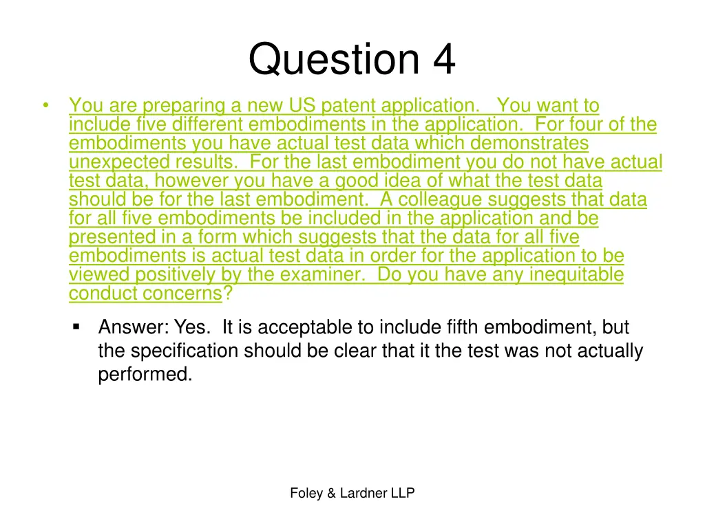 question 4