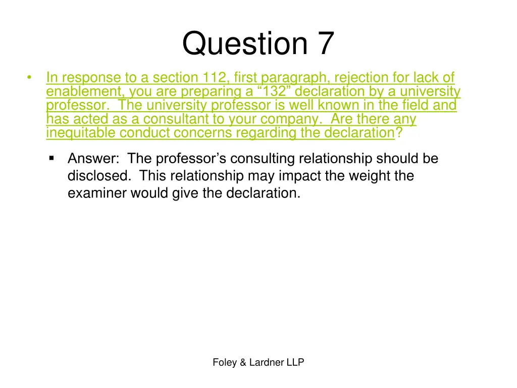 question 7