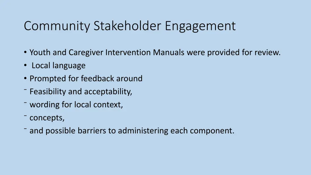 community stakeholder engagement 1
