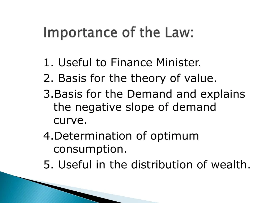 1 useful to finance minister 2 basis
