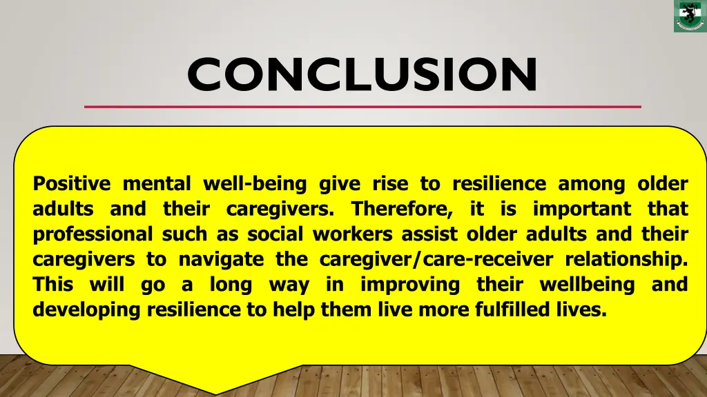 conclusion