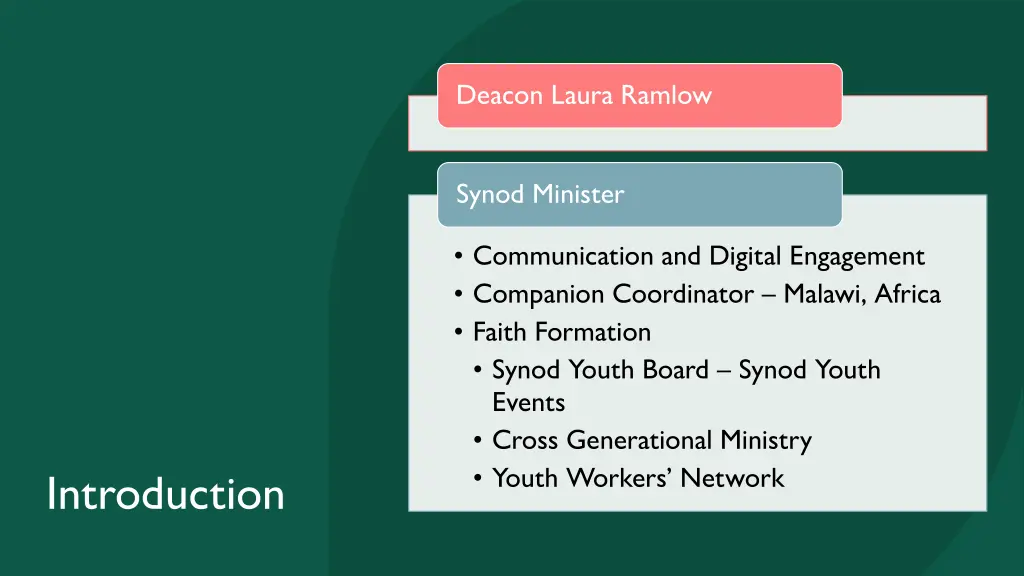 deacon laura ramlow