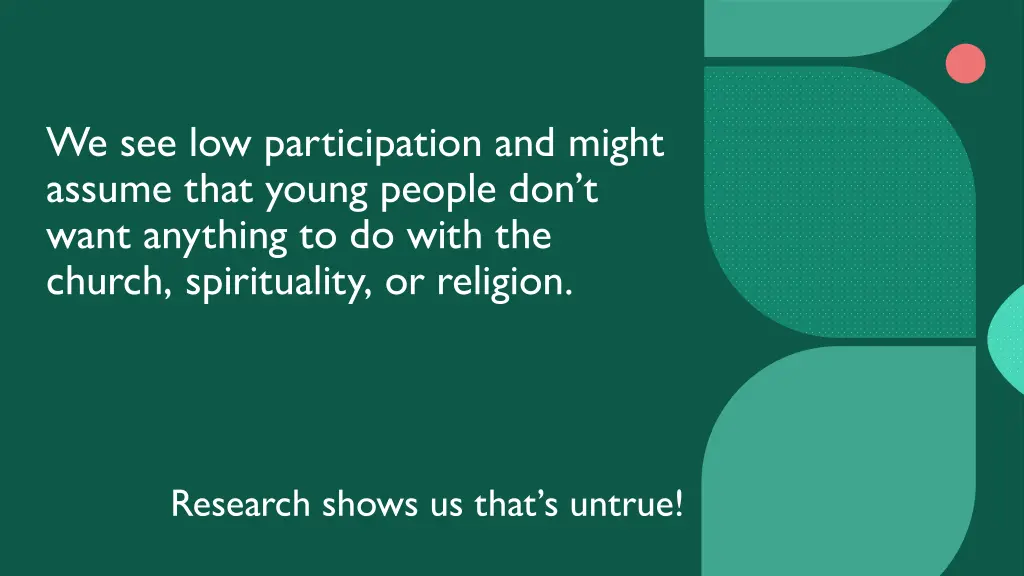 we see low participation and might assume that