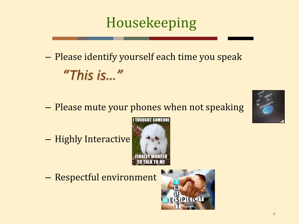 housekeeping