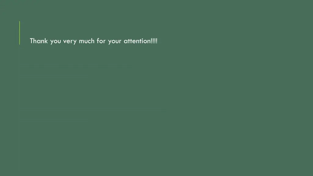 thank you very much for your attention