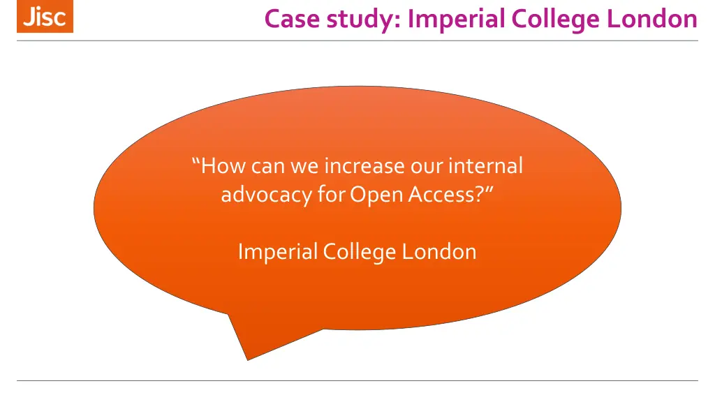 case study imperial college london
